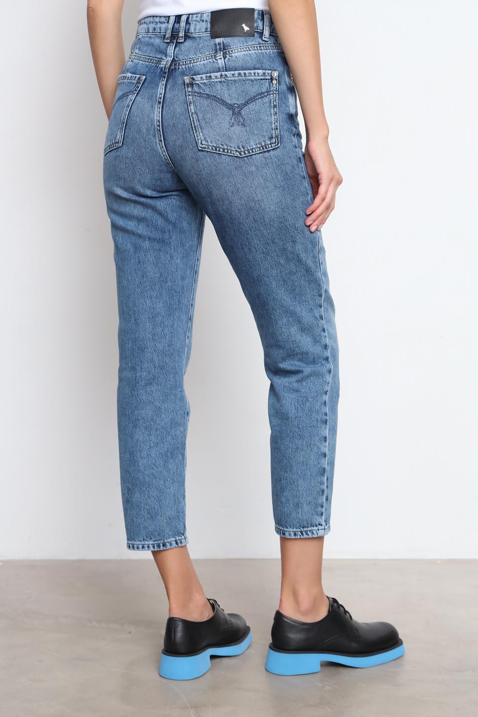 Джинсы Patrizia Pepe mom fit голубые