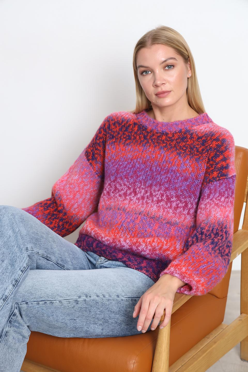 Пуловер Rich and Royal разноцветный