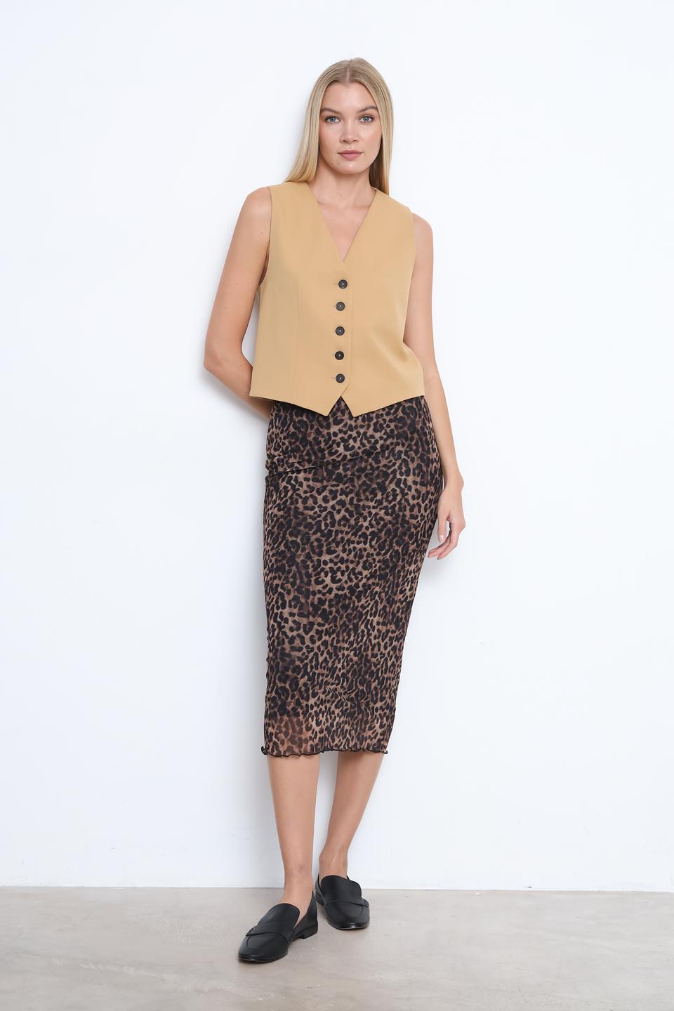 Жилет Rich and Royal бежевый