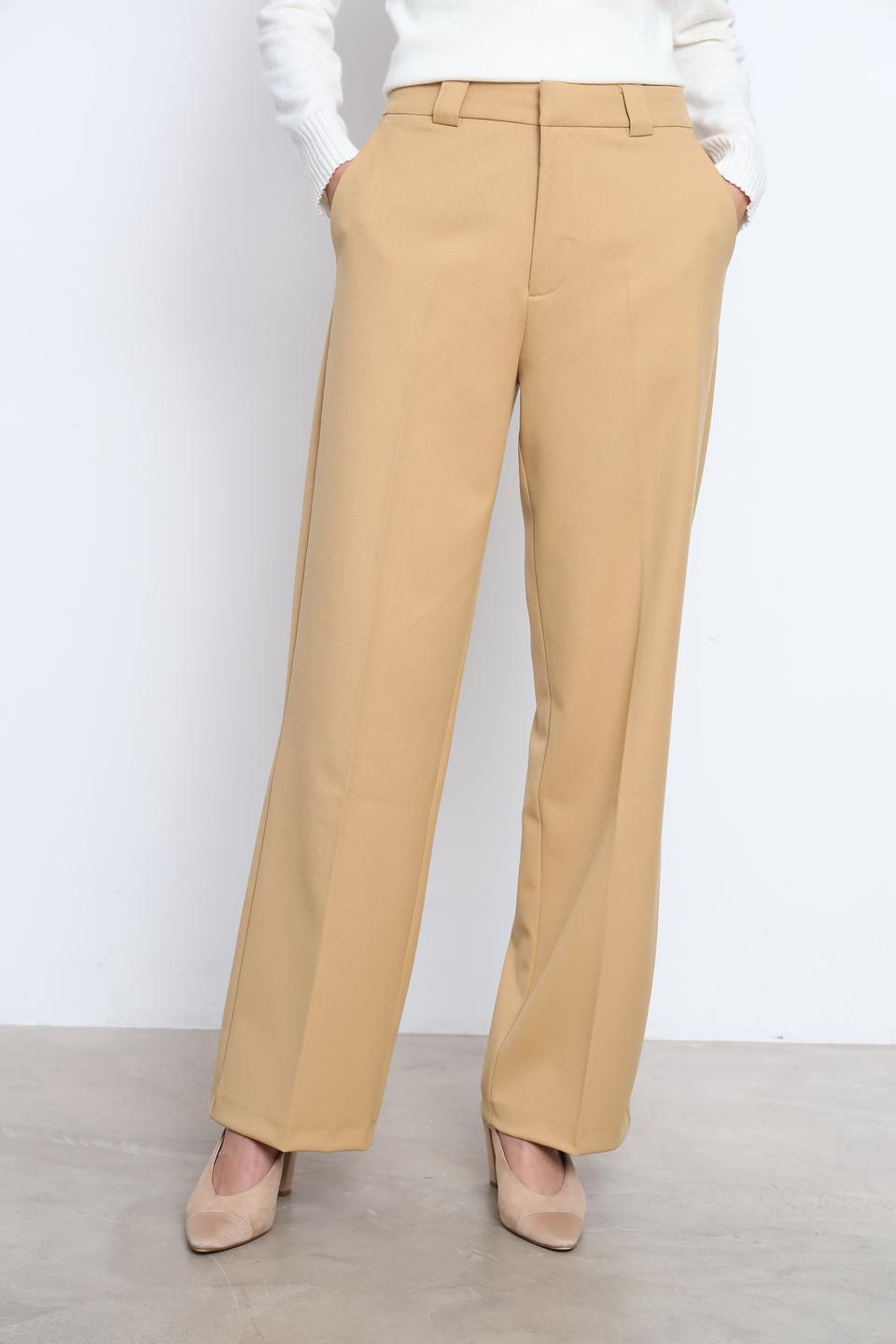 Брюки классические Rich and Royal бежевые