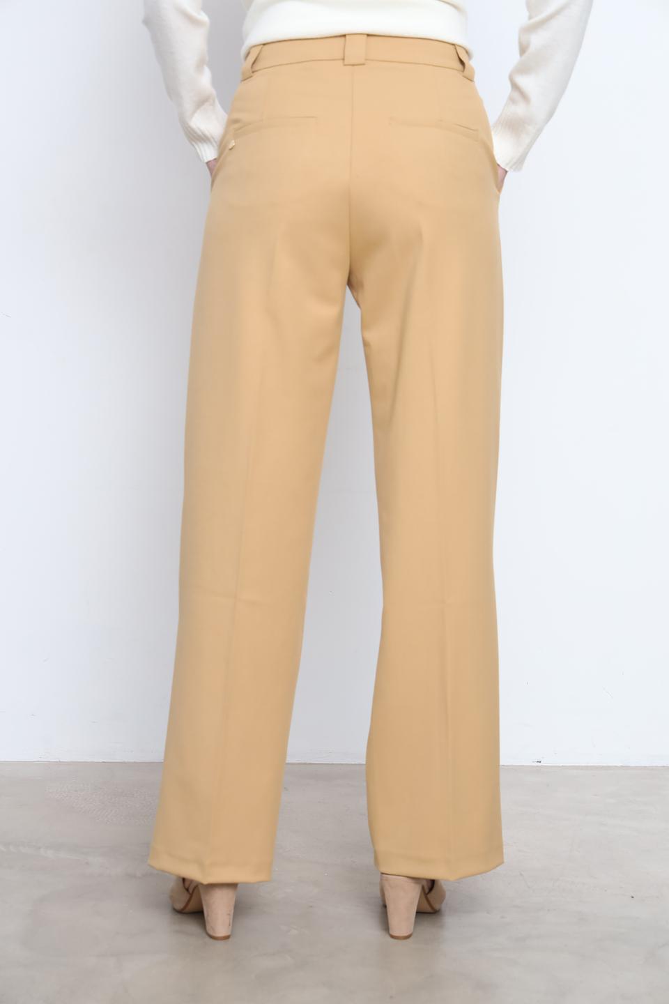 Брюки классические Rich and Royal бежевые