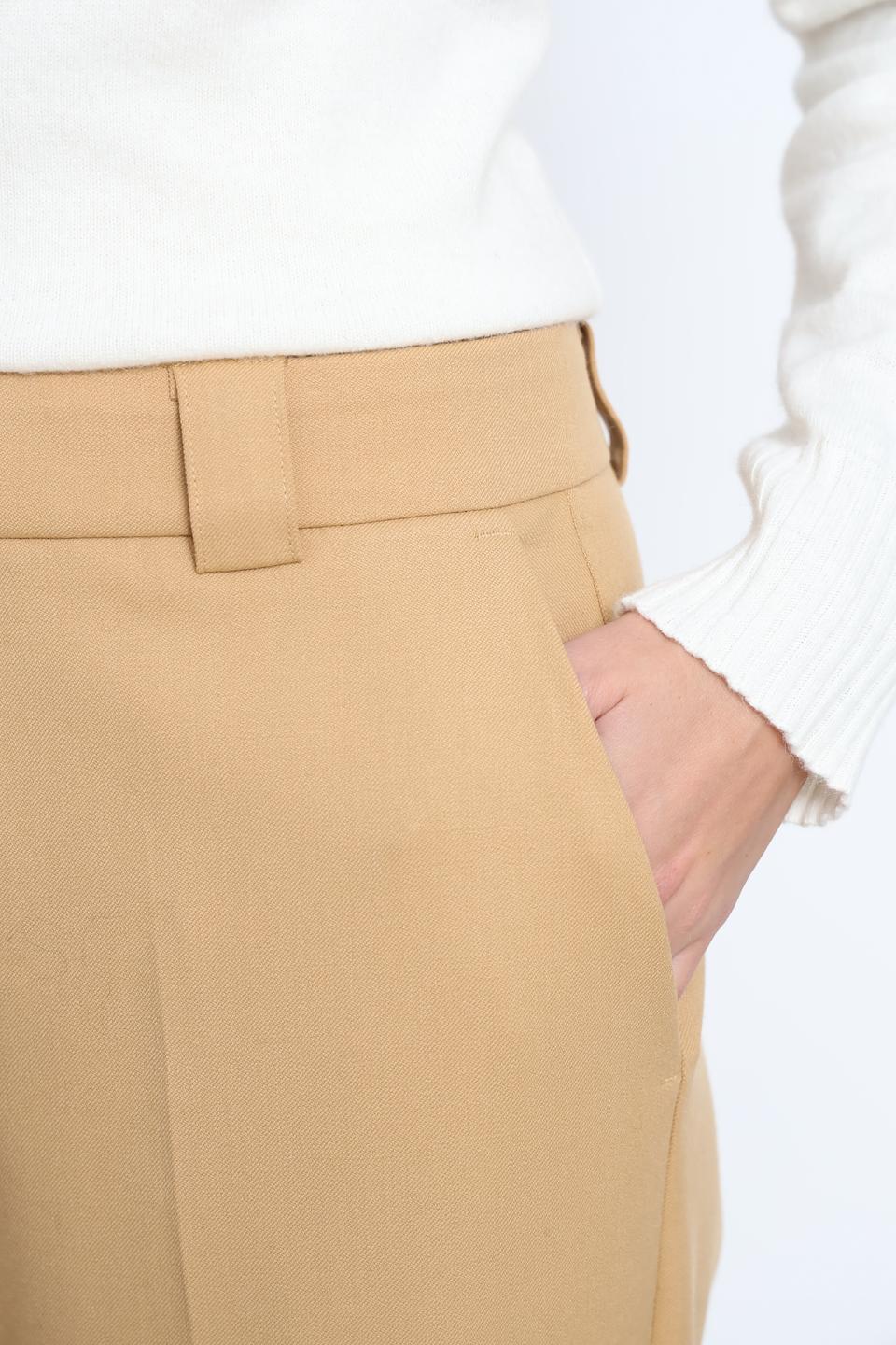 Брюки классические Rich and Royal бежевые