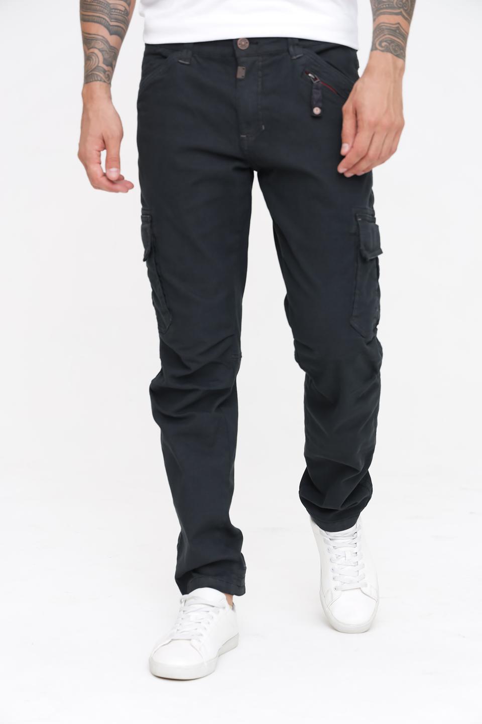 Брюки карго Time Zone чёрные