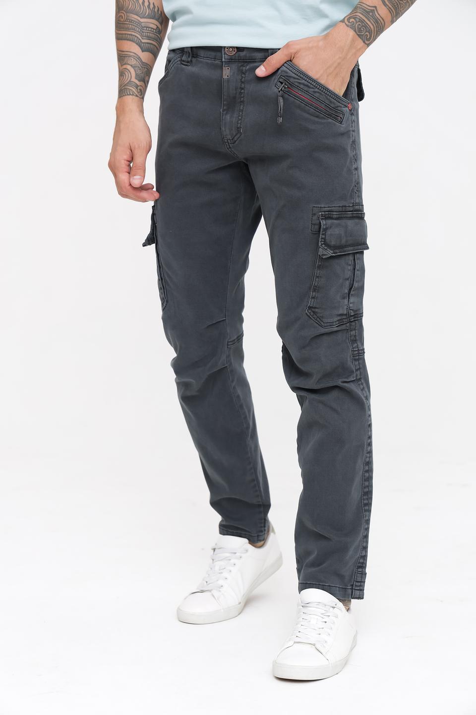 Брюки карго Time Zone серые