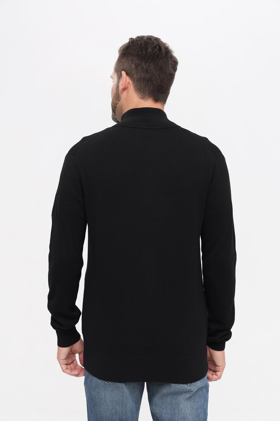 Кардиган Time Zone чёрный на молнии