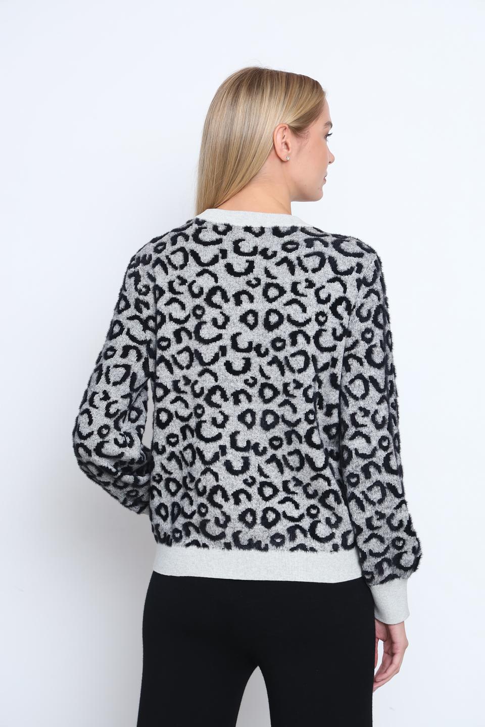 Пуловер Taifun с леопардовым принтом