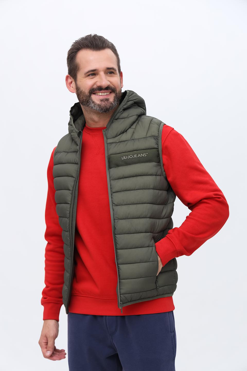 Жилет Liu-Jo стеганый хаки