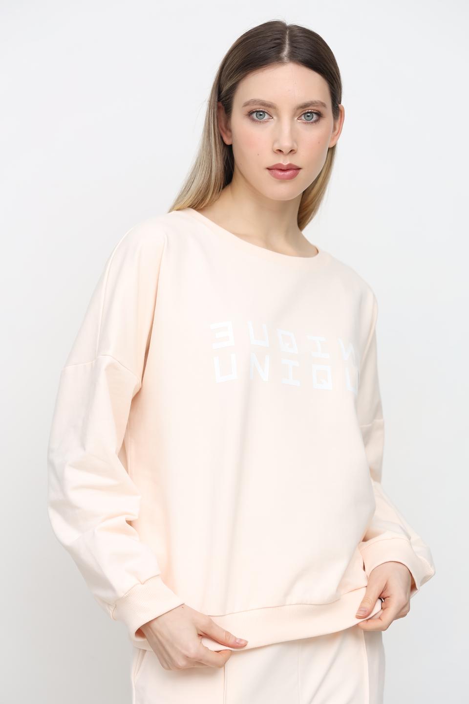 Лонгслив UNQ женский бежевый