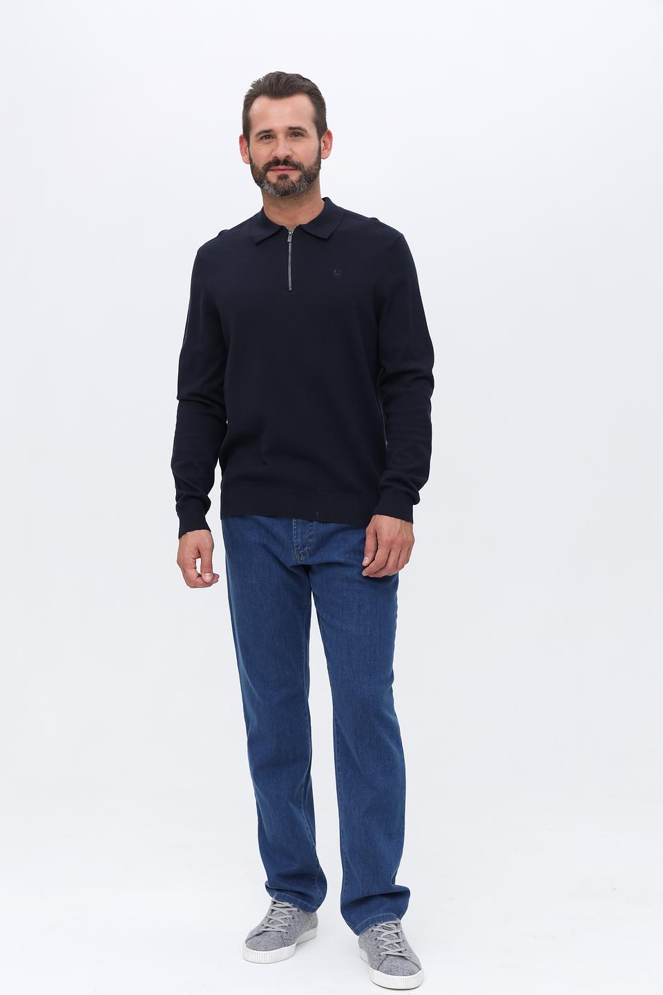 Джемпер Lerros с молнией темно-синий