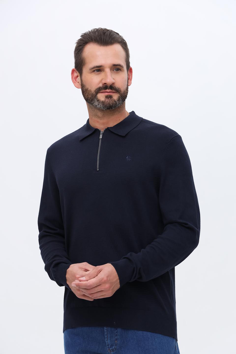 Джемпер Lerros с молнией темно-синий