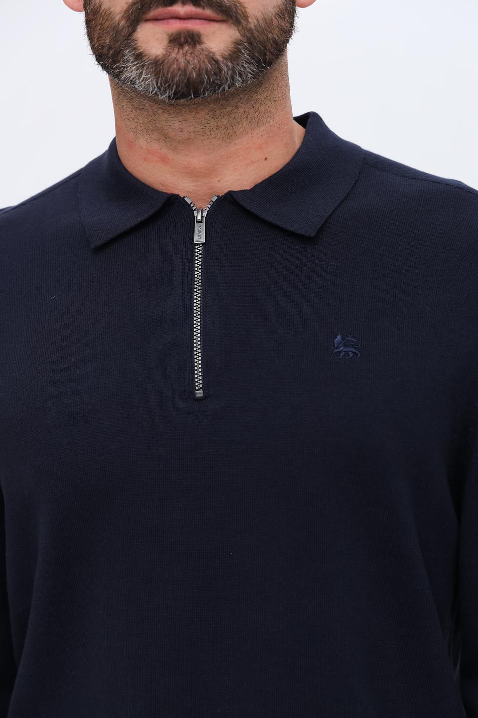 Джемпер Lerros с молнией темно-синий