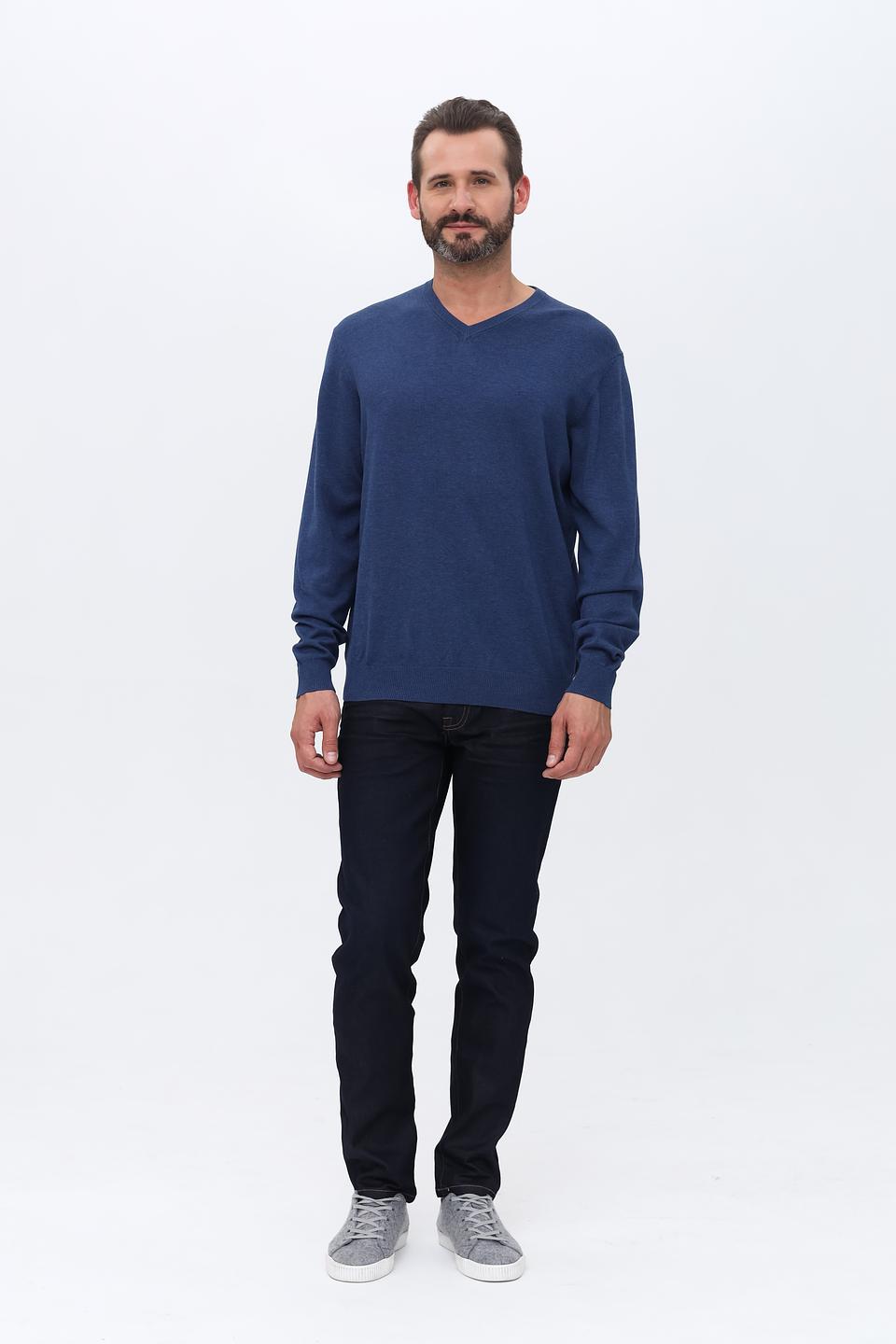 Джемпер Casa Moda V-образный синий