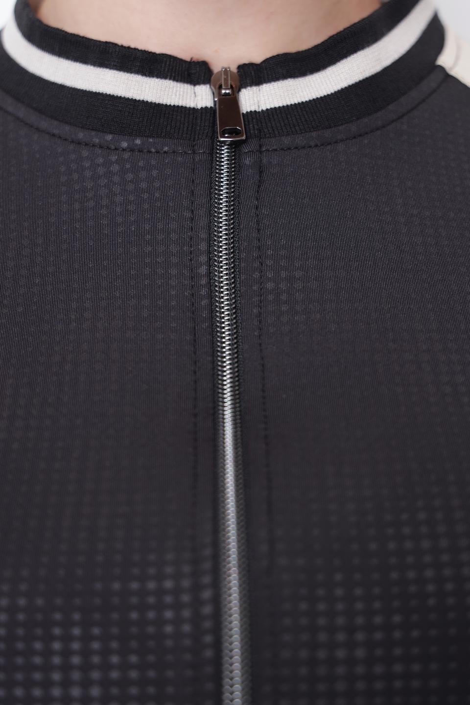 Жакет Tuzzi чёрный с бежевой отделкой