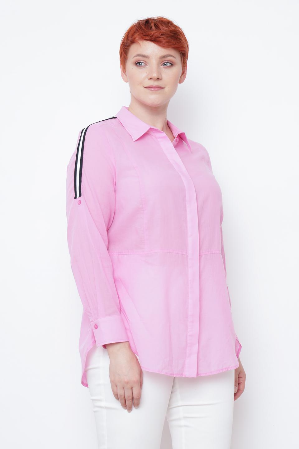 Рубашка Tuzzi с полосками розовая