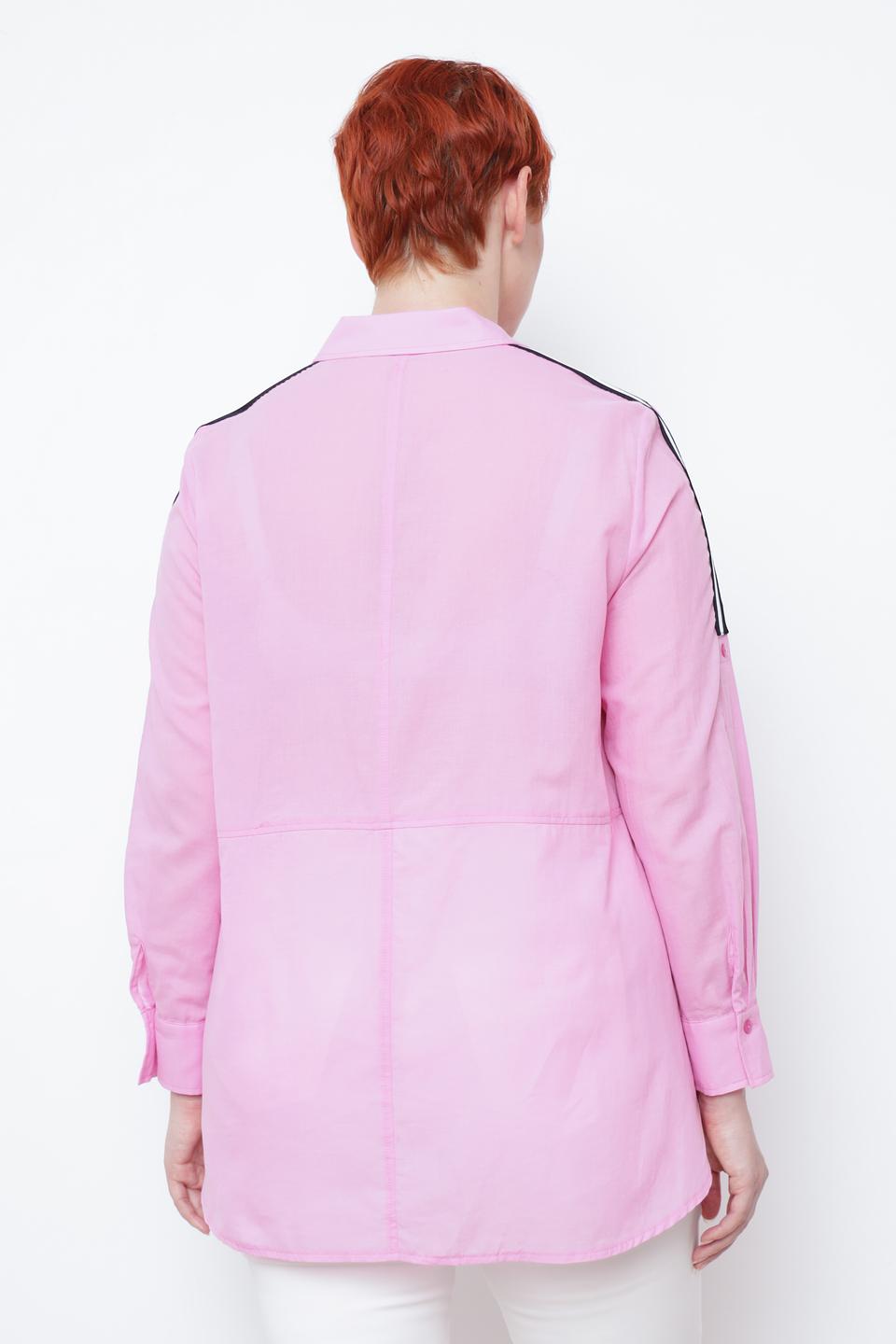 Рубашка Tuzzi с полосками розовая