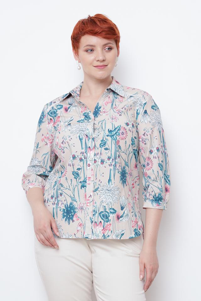 Рубашка Frank Walder с цветочным принтом