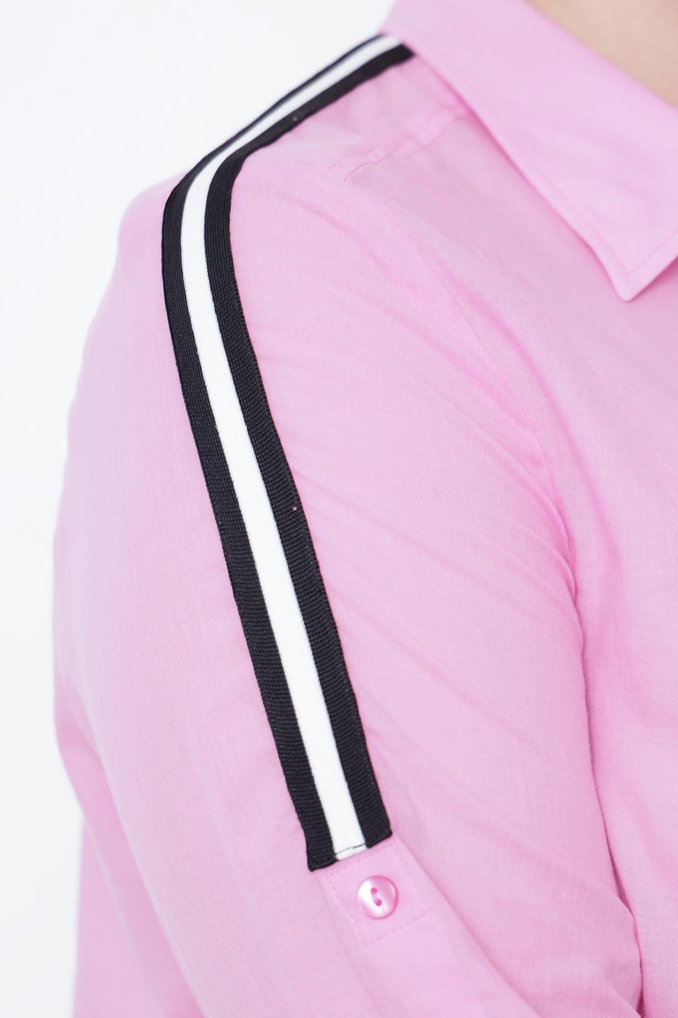 Рубашка Tuzzi с полосками розовая