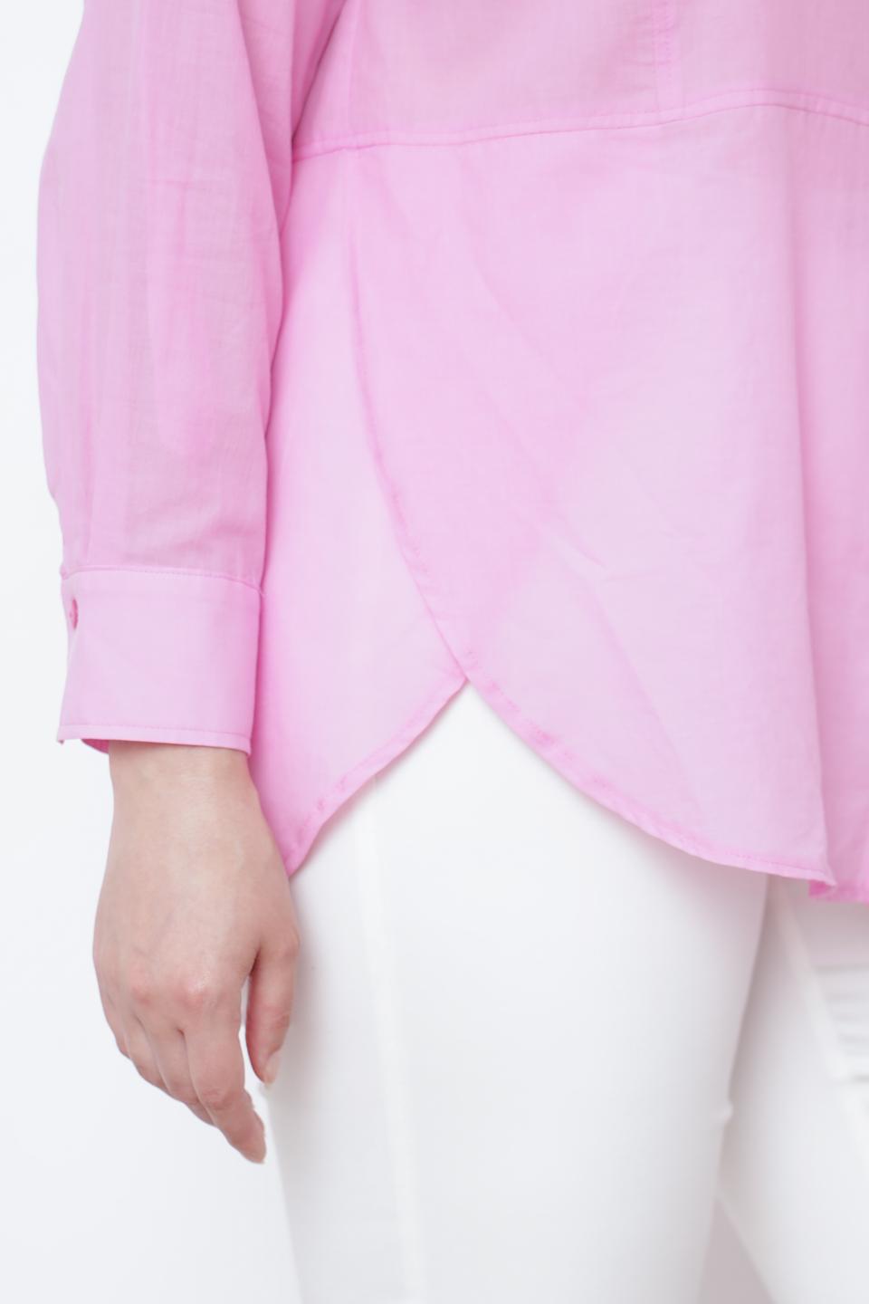 Рубашка Tuzzi с полосками розовая