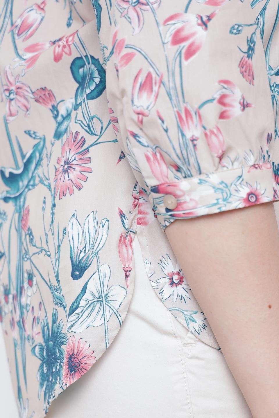 Рубашка Frank Walder с цветочным принтом