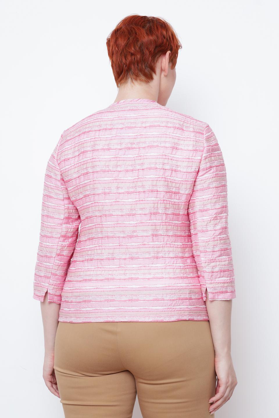 Жакет Frank Walder в полоску розовый