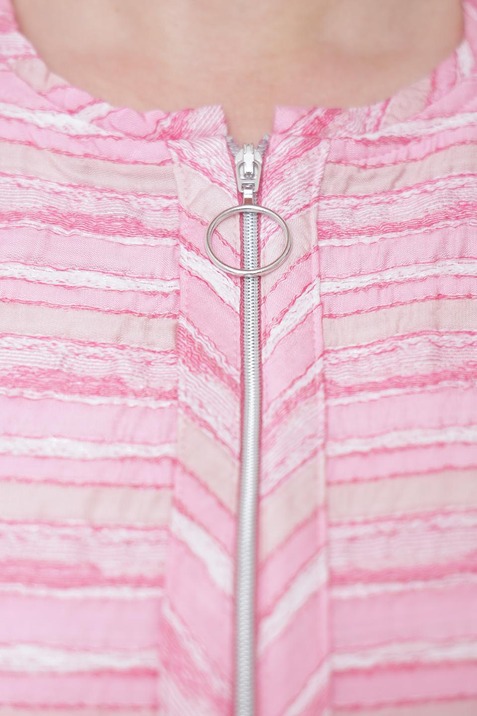 Жакет Frank Walder в полоску розовый