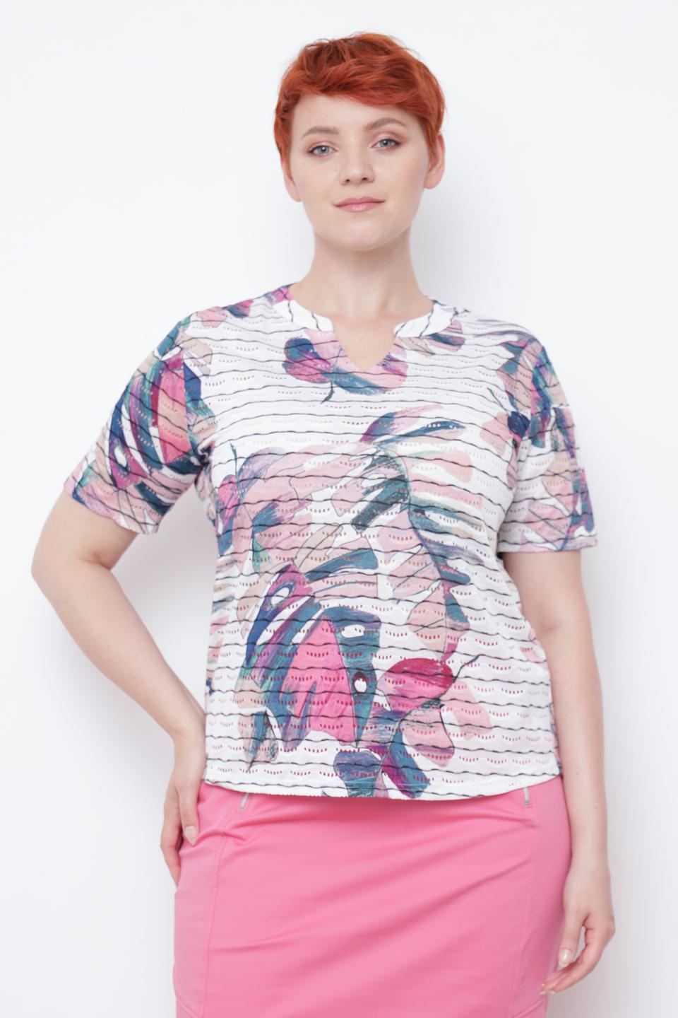 Блуза Frank Walder с цветочным принтом