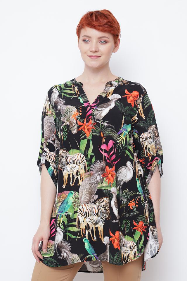 Блуза Doris Streich с принтом "Сафари"