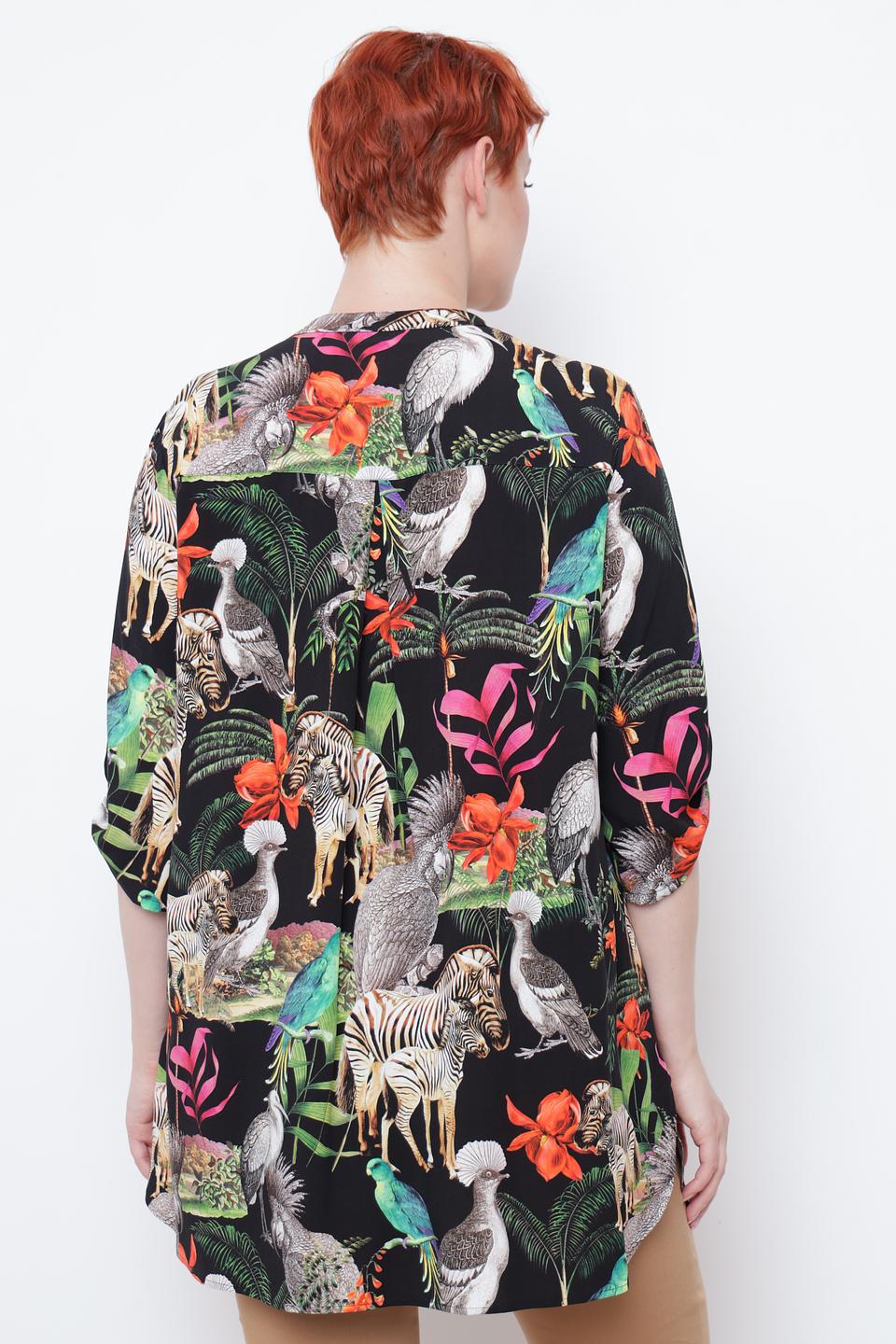 Блуза Doris Streich с принтом "Сафари"