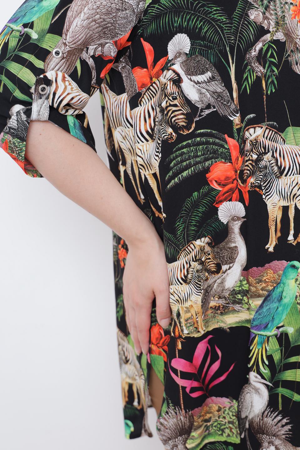 Блуза Doris Streich с принтом "Сафари"