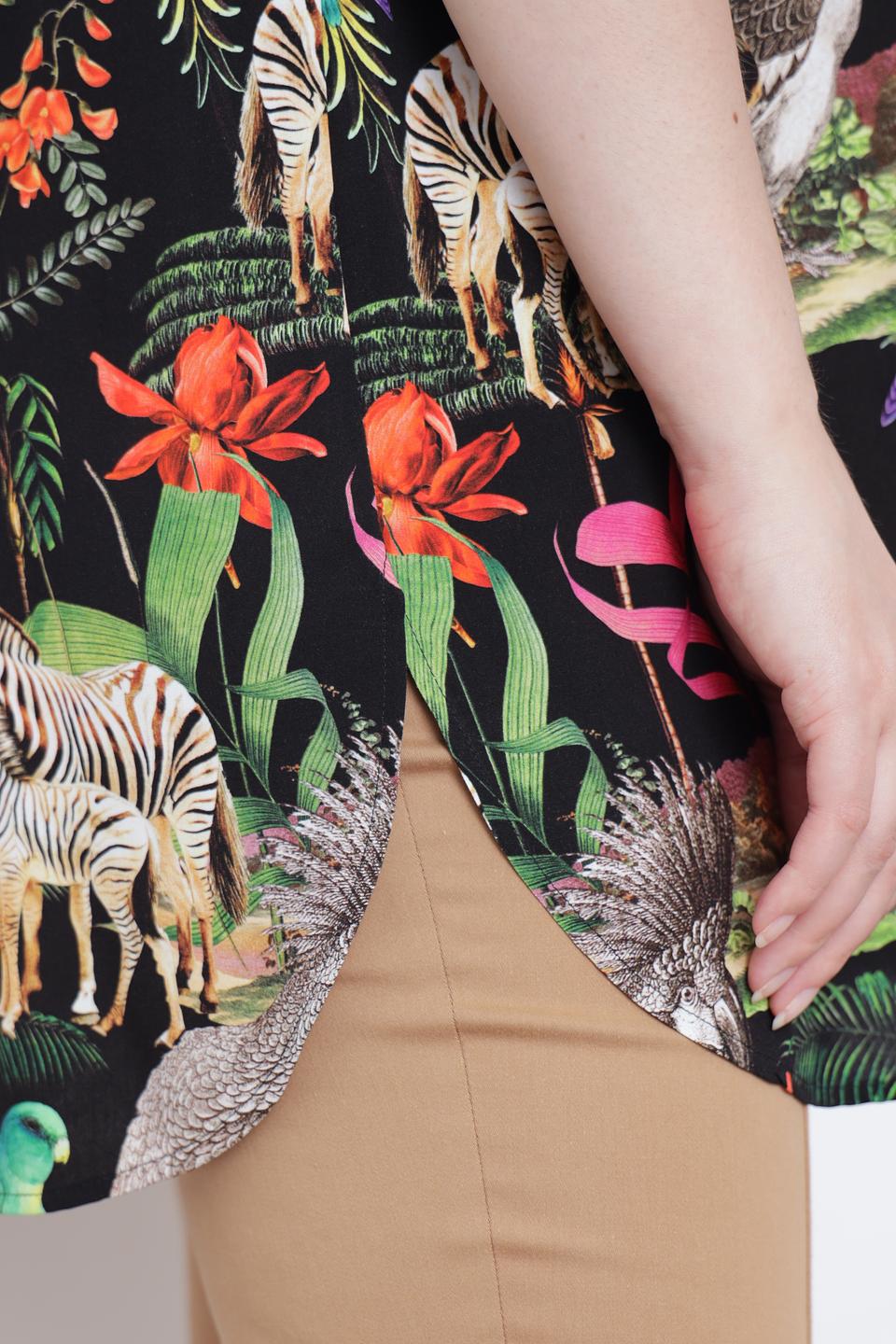 Блуза Doris Streich с принтом "Сафари"