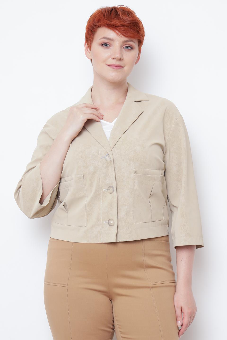 Жакет Tuzzi укороченный бежевый
