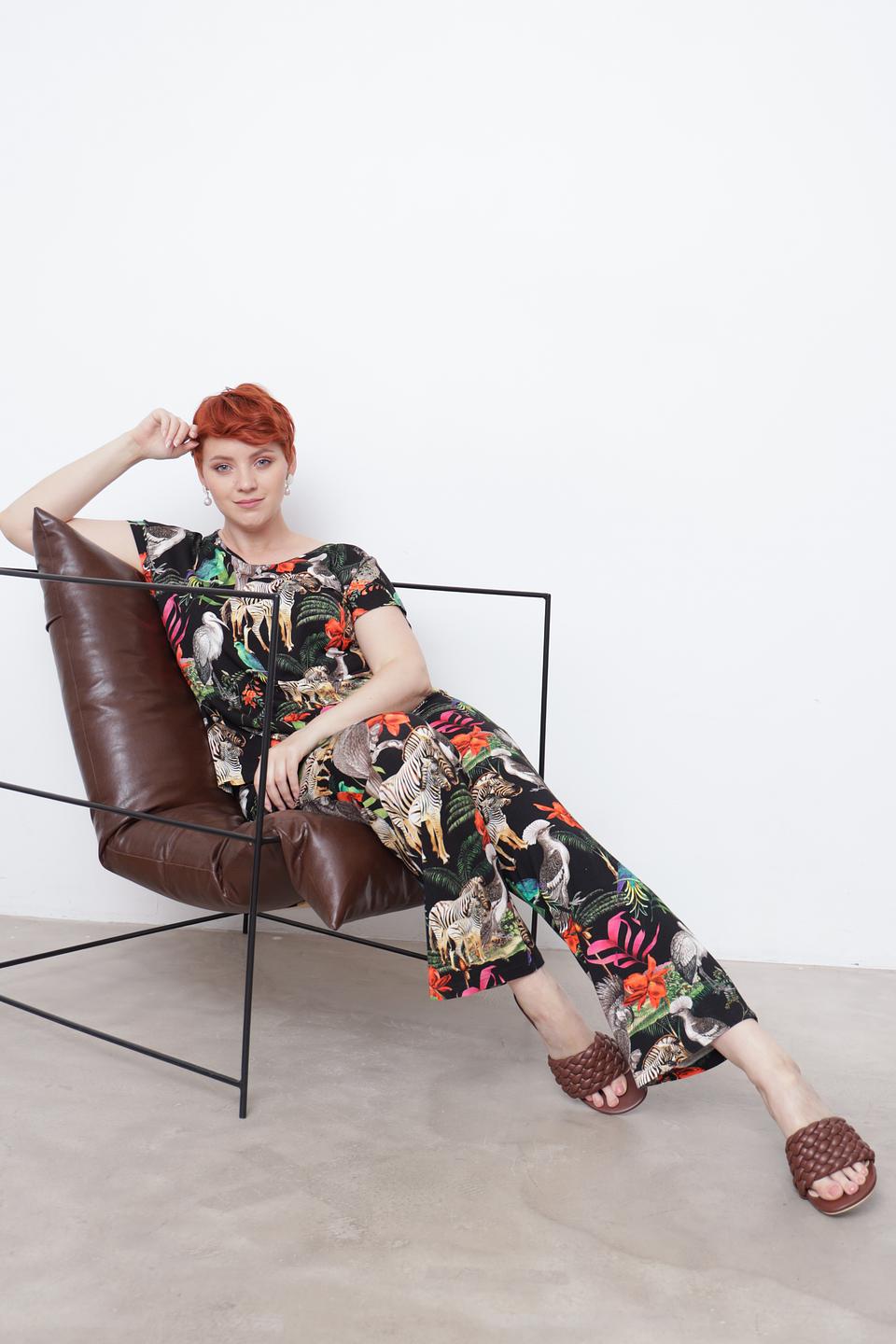 Футболка Doris Streich с принтом "Саванна"