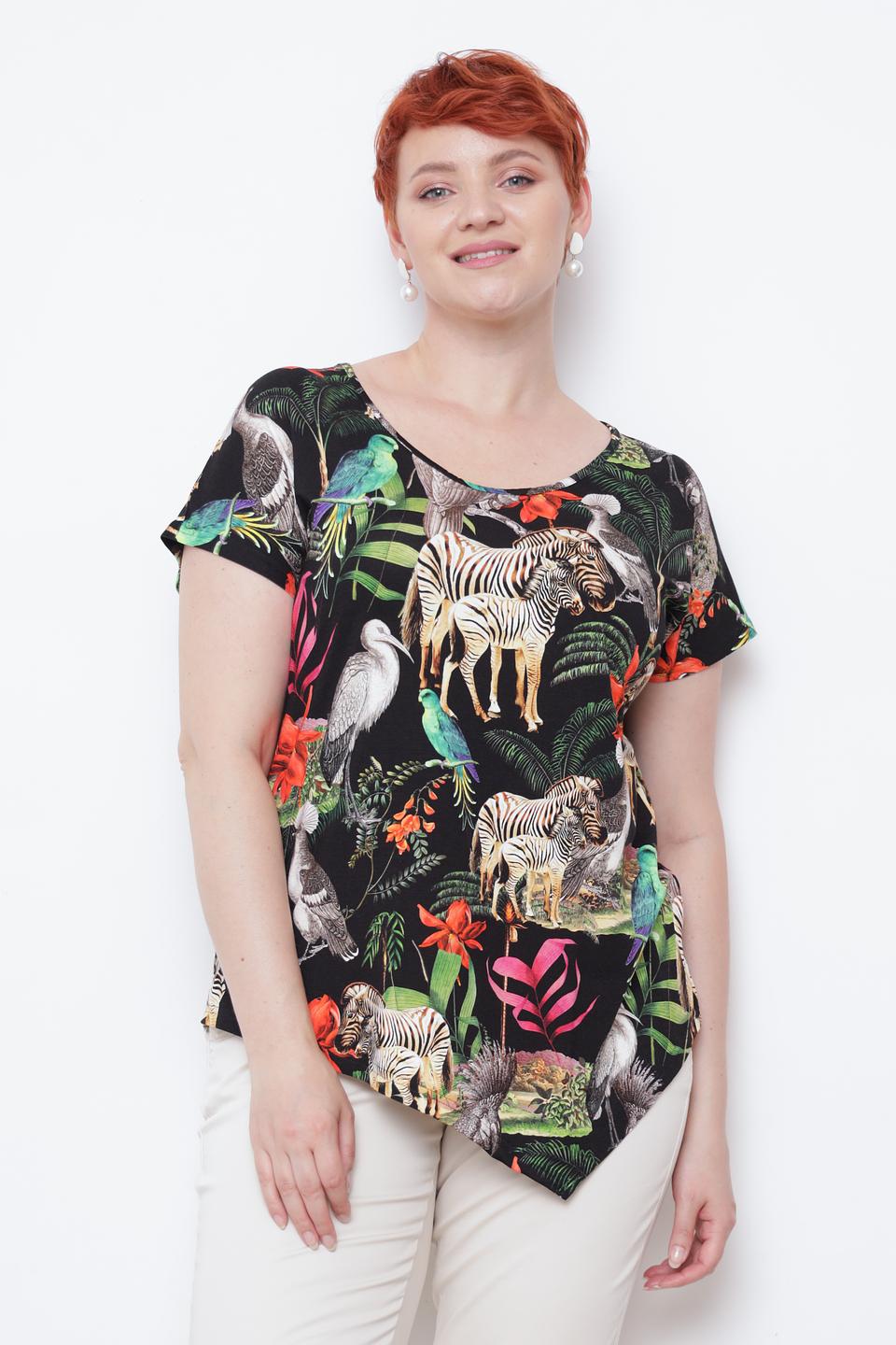 Футболка Doris Streich с принтом "Саванна"