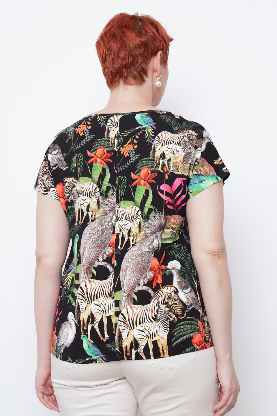 Футболка Doris Streich с принтом "Саванна"