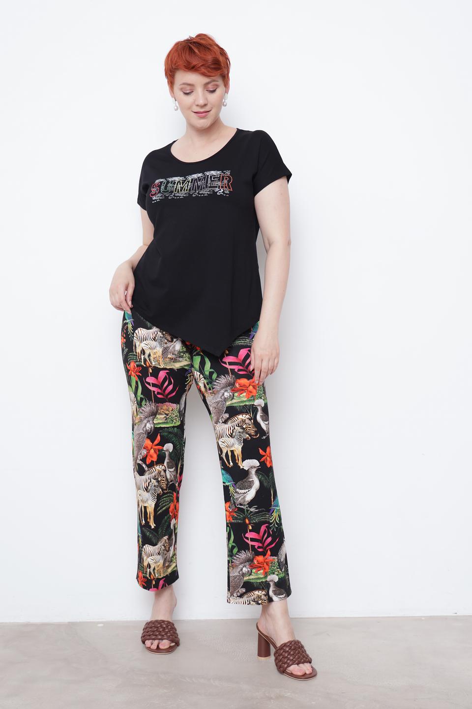 Футболка Doris Streich с принтом