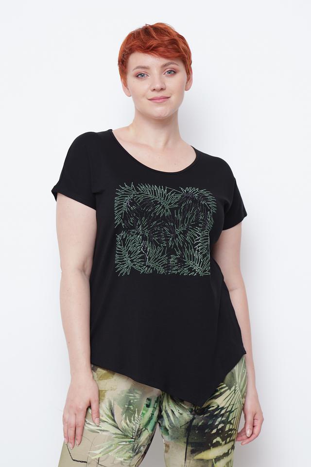 Футболка Doris Streich с принтом чёрная