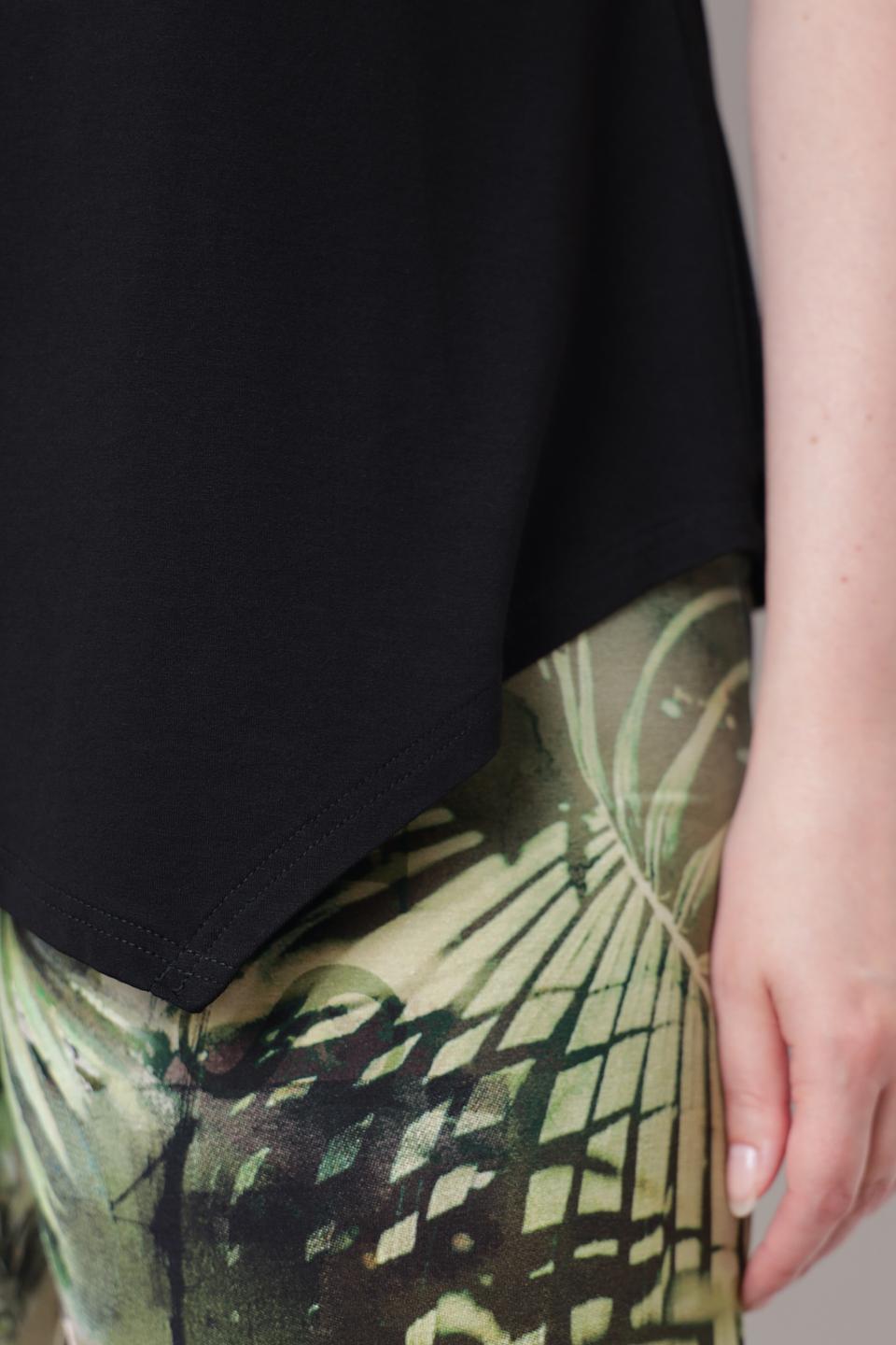 Футболка Doris Streich с принтом чёрная