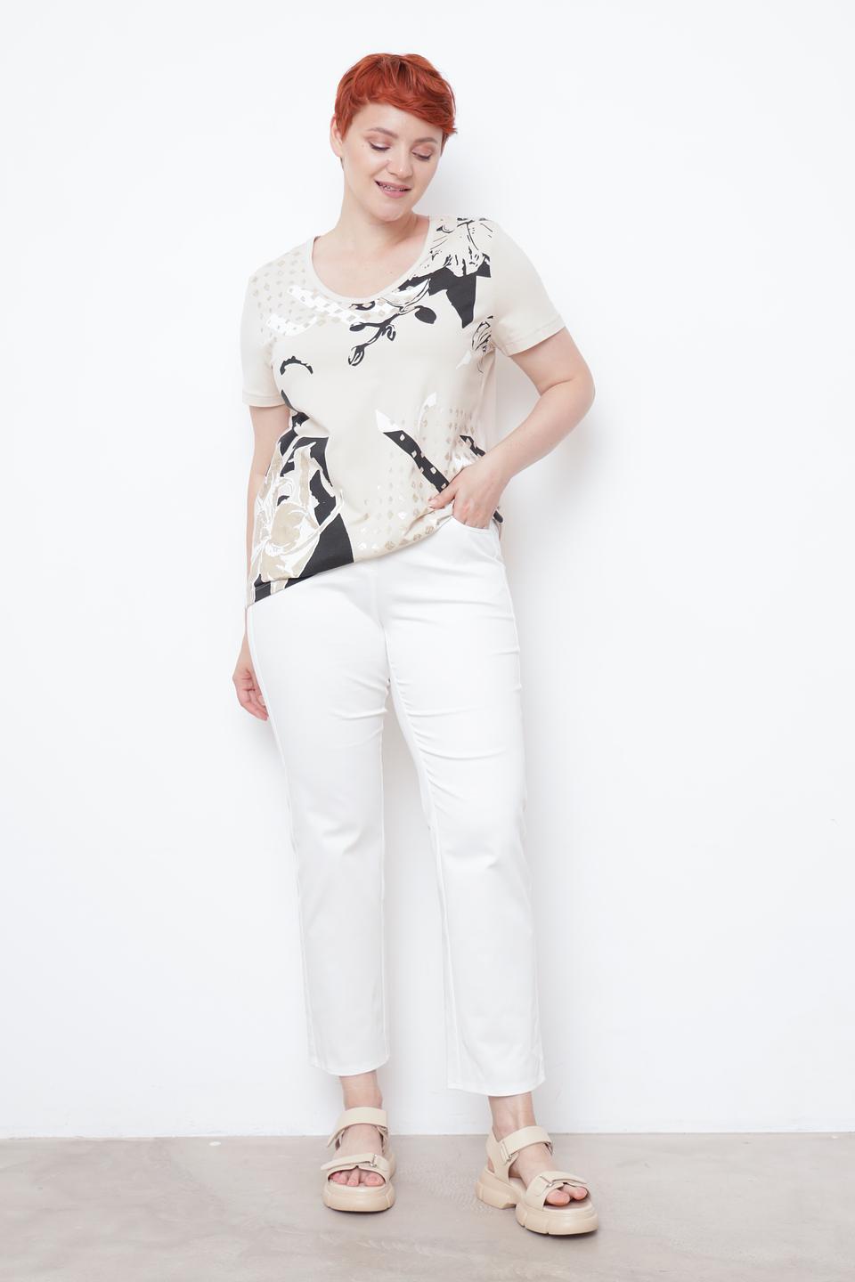 Брюки Frank Walder прямые белые