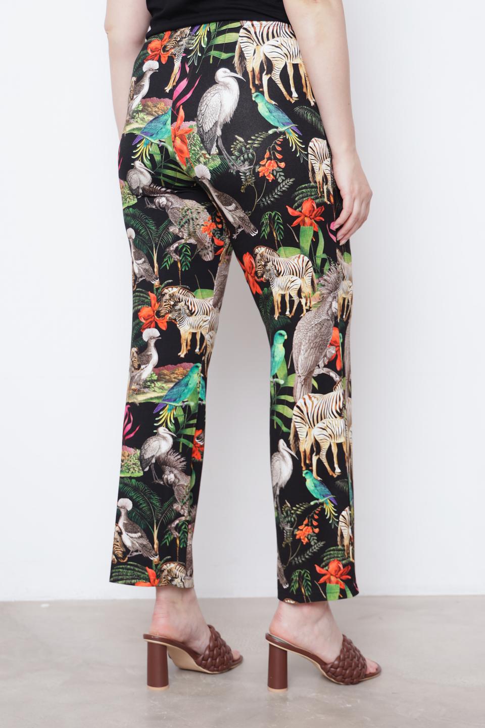 Брюки Doris Streich с принтом "Сафари"