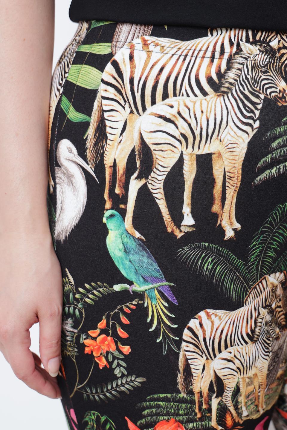 Брюки Doris Streich с принтом "Сафари"