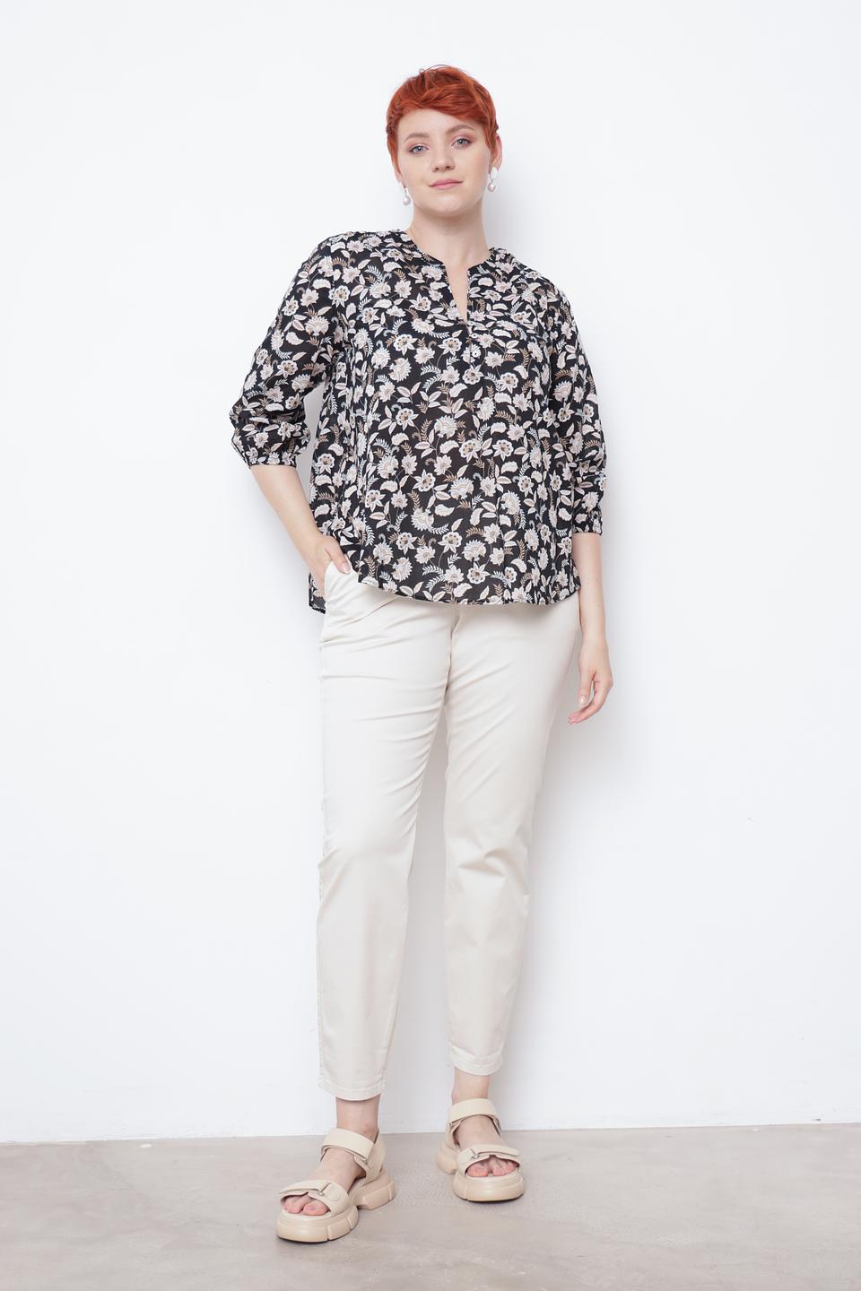 Блуза Taifun с цветочным принтом
