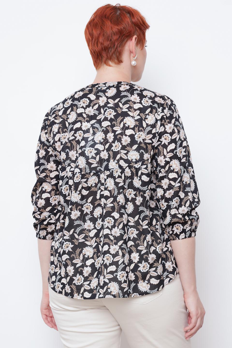 Блуза Taifun с цветочным принтом