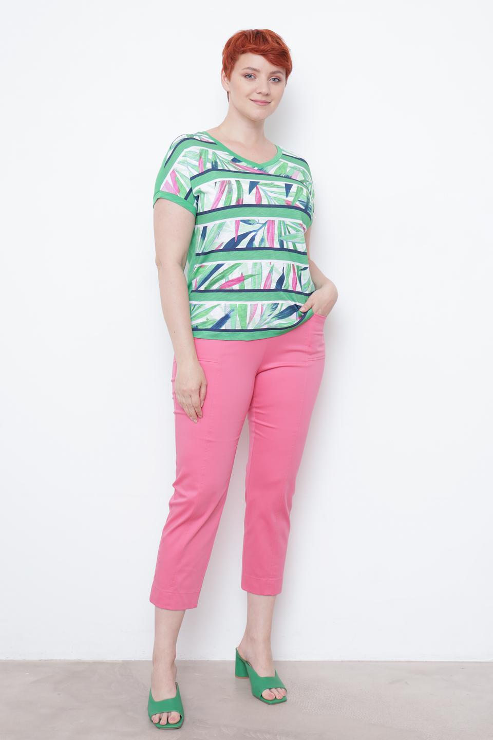 Футболка Thomas Rabe с принтом зелёная