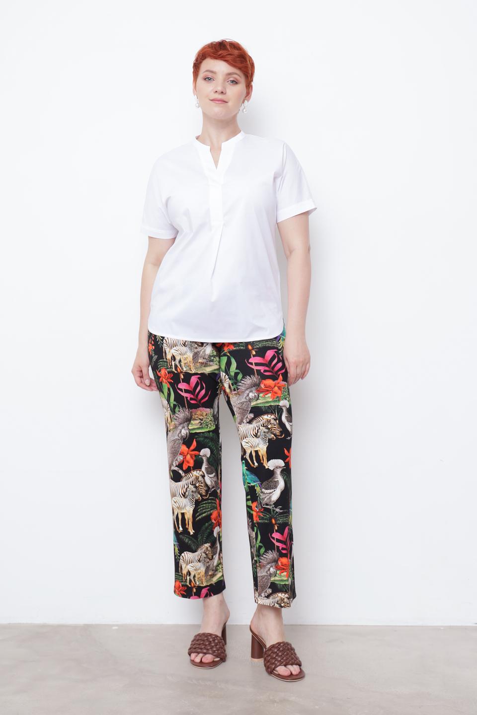 Блуза Frank Walder с V-образным вырезом