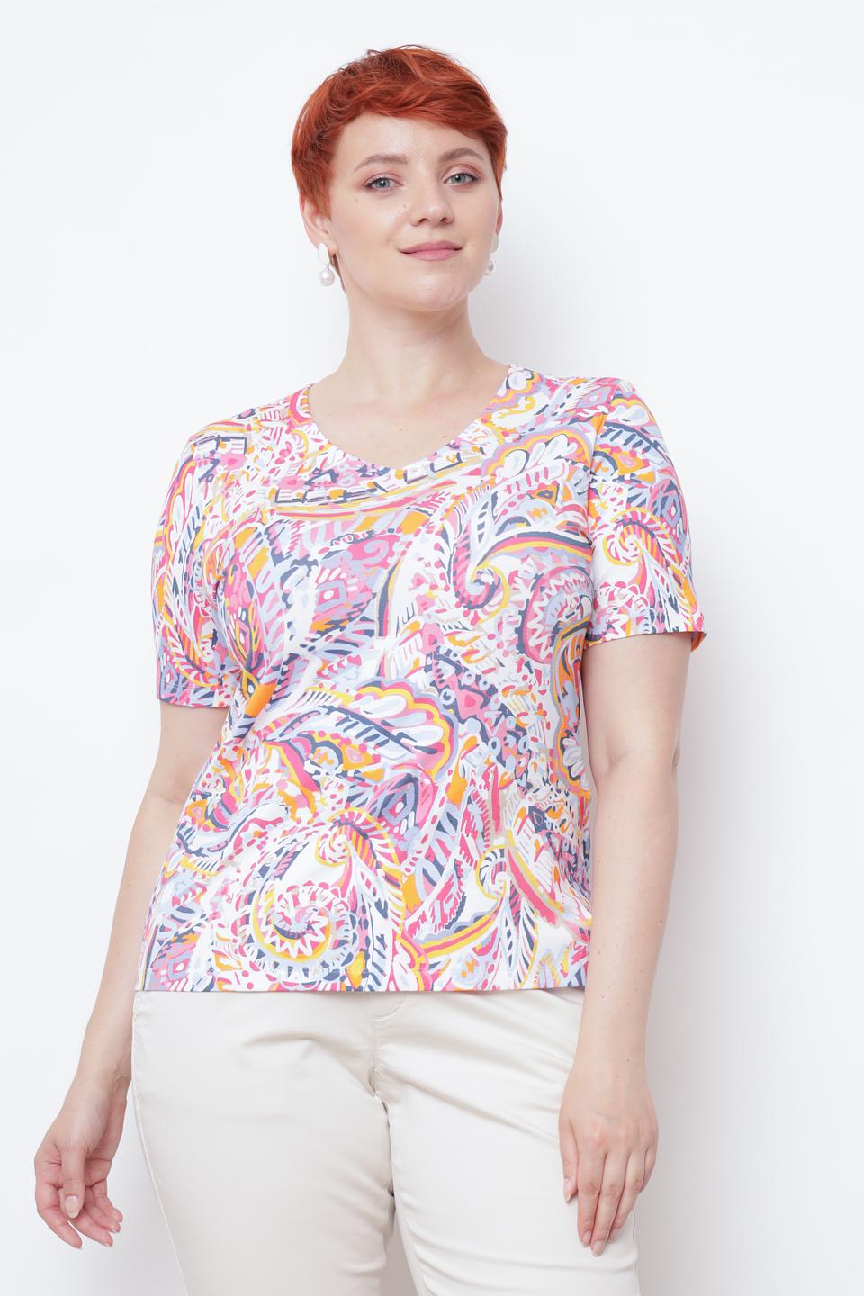 Футболка Barbara Lebek с принтом