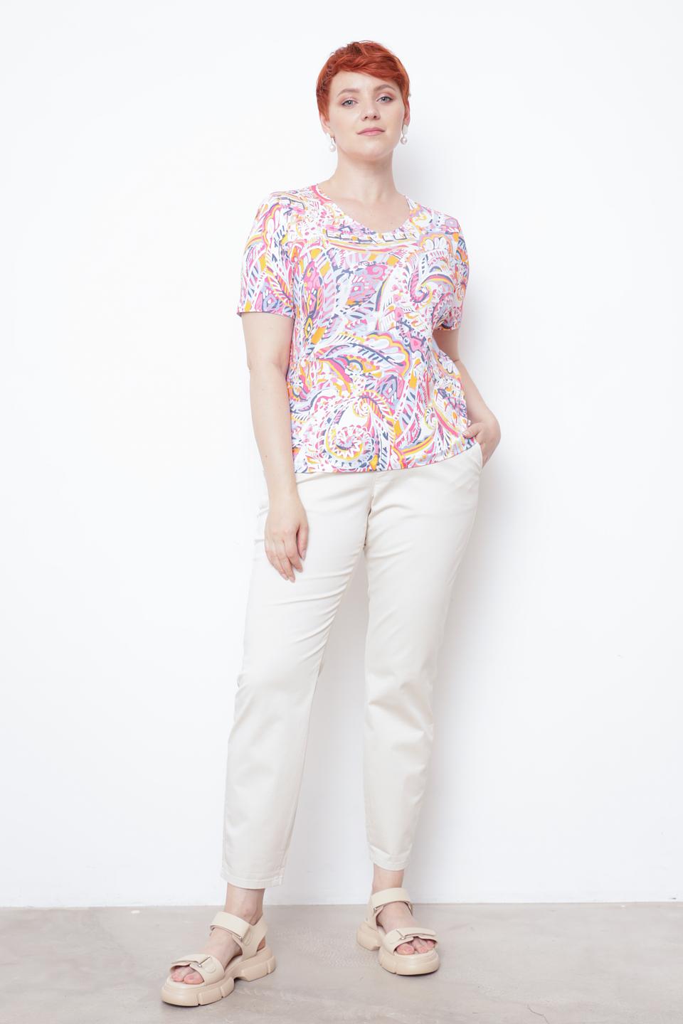 Футболка Barbara Lebek с принтом