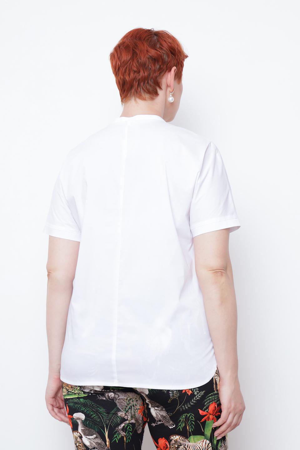 Блуза Frank Walder с V-образным вырезом