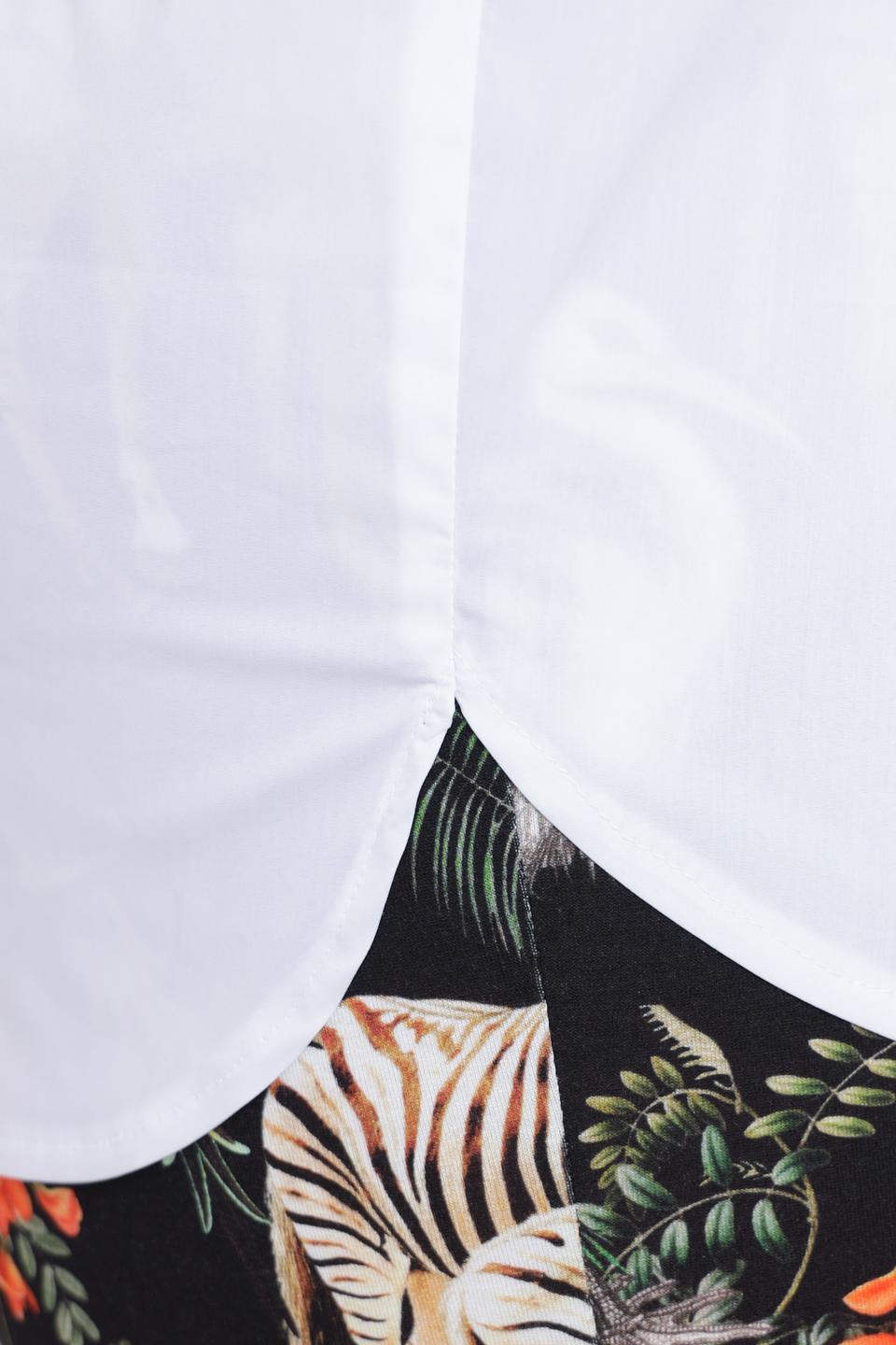 Блуза Frank Walder с V-образным вырезом