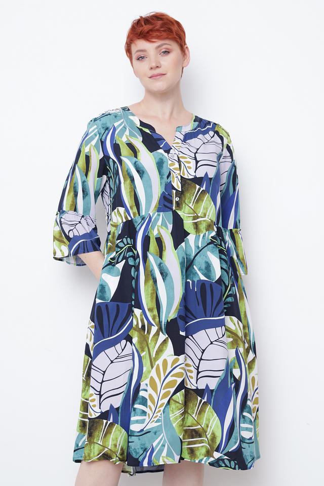 Платье Via Appia с тропическим принтом
