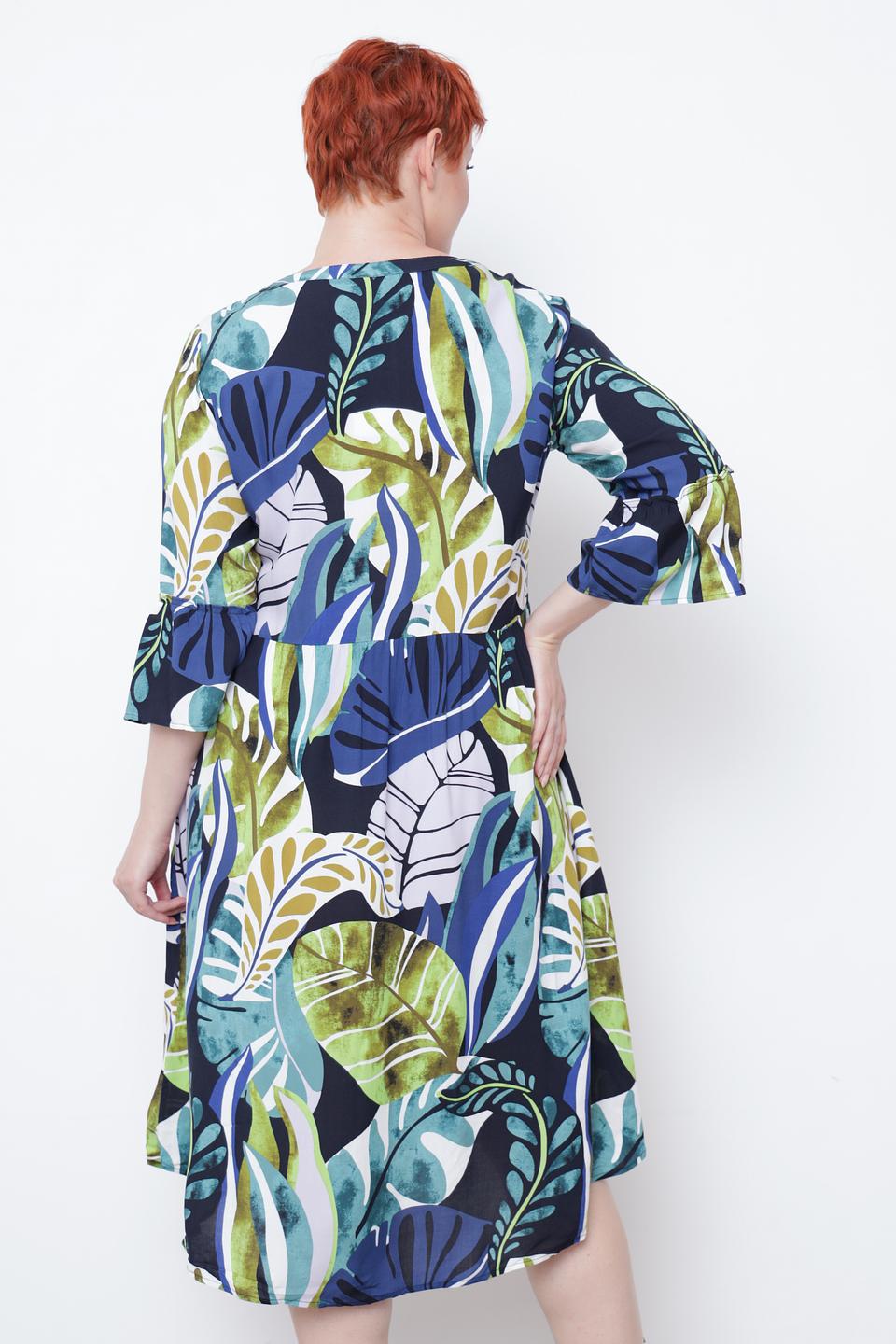 Платье Via Appia с тропическим принтом